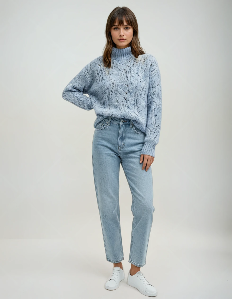 Cloud | Sweter splot warkoczowy