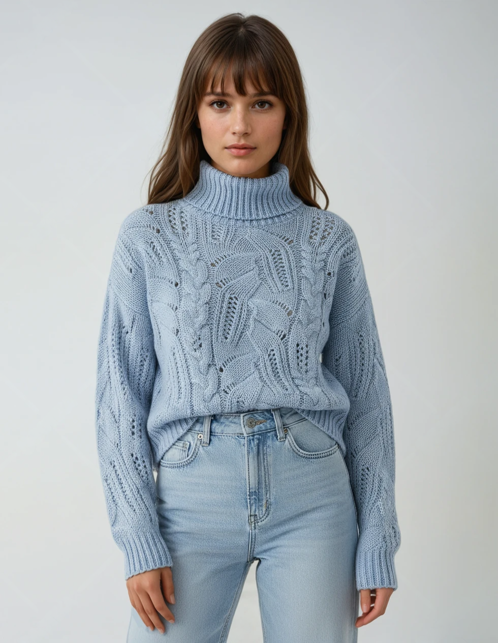 Cloud | Sweter splot warkoczowy