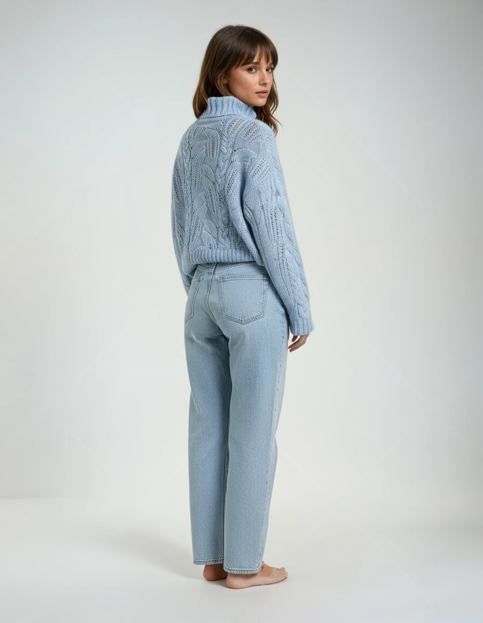 Cloud | Sweter splot warkoczowy